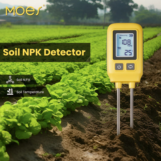 MOES Soil NPK Temperature Sensor Nitrogen Phosphorus Potassium